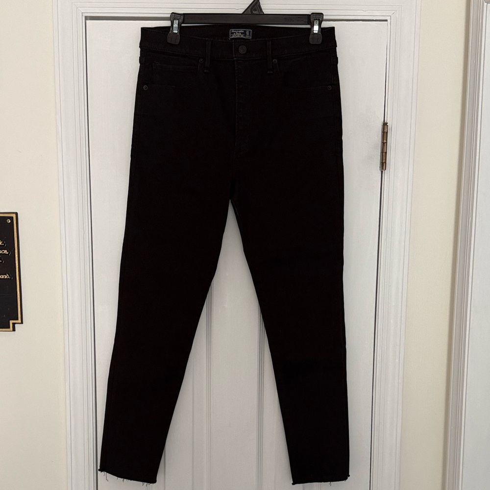 Abercrombie & Fitch Ultra High Rise Black Jeans